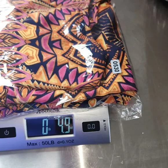 Babydoll Geometric Boho 90s Spaghetti Strap Dress Size XL - Picture 8 of 8